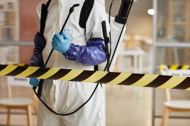 Professional Blood Cleanup technician working in Plymouth, NC